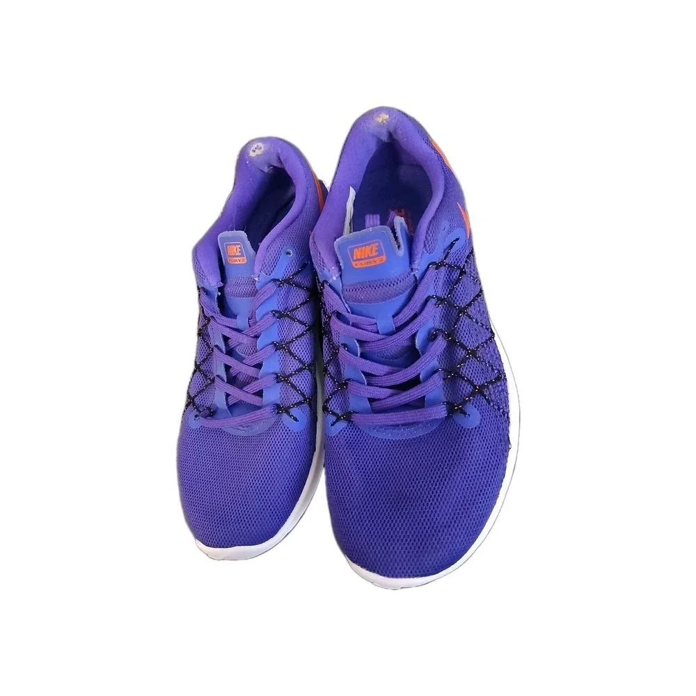 Nike Flex Fury 2 Running Shoes Women's Size 6.5 Purple Pink Sneakers Shoes #1011